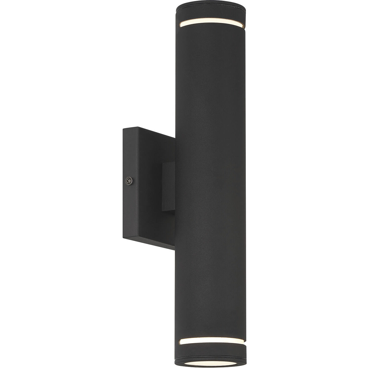 Supotto LED 14 inch Sand Coal Outdoor Wall Mount